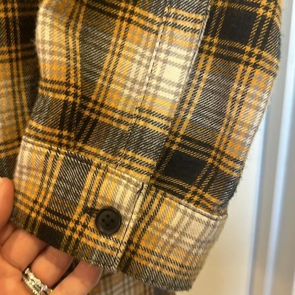 UO BDG Plaid Hoodie Size XL - Picture 5 of 10